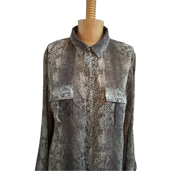 NWOT HAUTE PROJECT Animal Print Tunic Top Size Xl - Picture 3 of 15